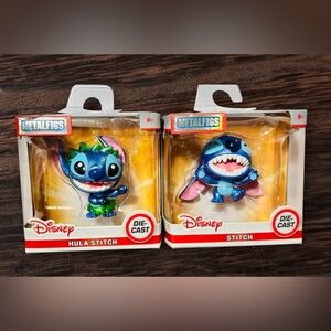 Disney Stitch Pair of MetalFigs Die Cast Figures